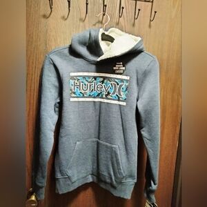 NWT Boy's Hurley Sherpa Graphic Hoodie